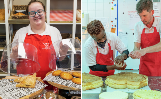 Bloeien in de bakkerij