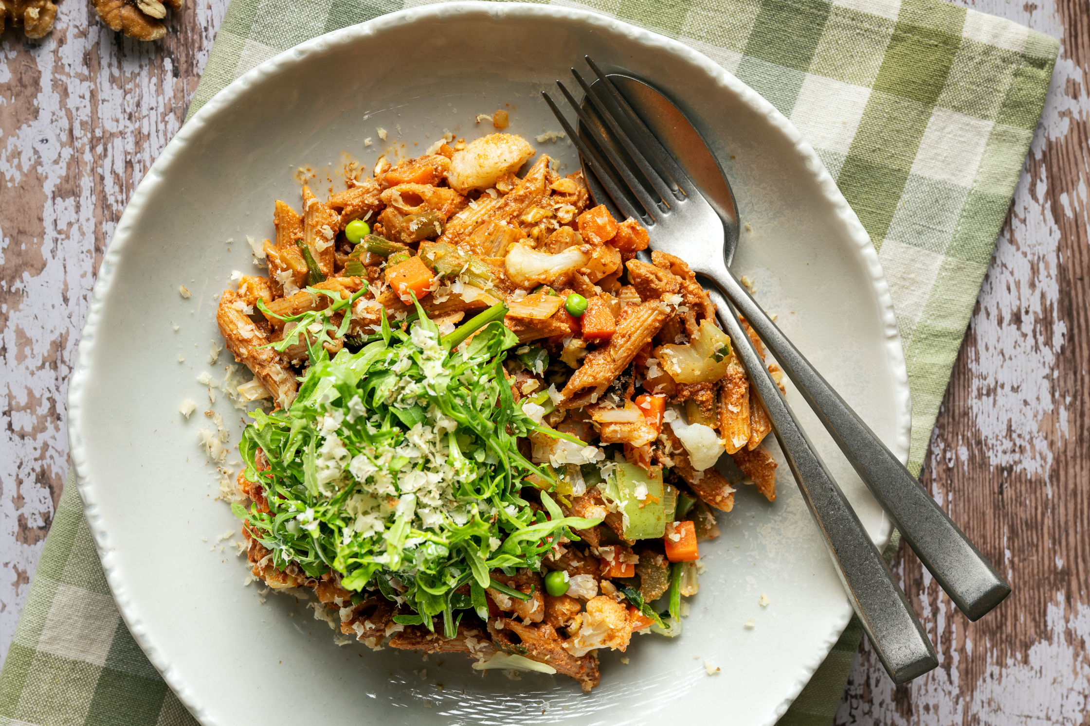 Penne al walnoten ragù